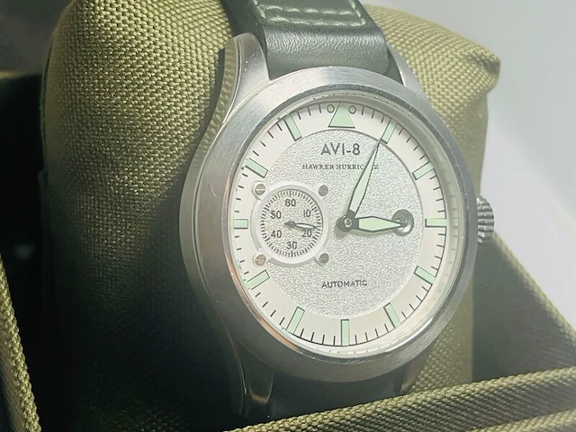 Hawker hurricane automatic militaire herenhorloge avi-8 - afbeelding 6 van  8