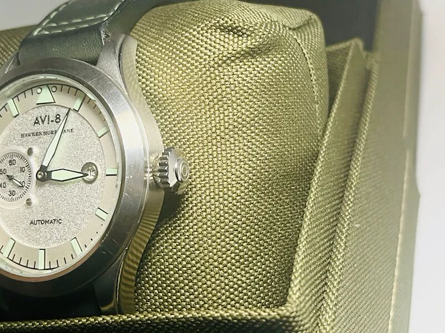 Hawker hurricane automatic militaire herenhorloge avi-8 - afbeelding 7 van  8