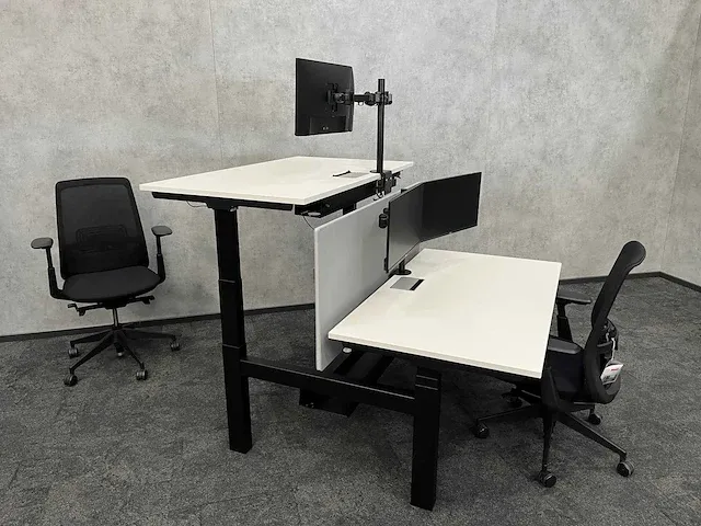 Haworth - complete elektrisch zit/sta duo werkplek 140x80 - afbeelding 34 van  49
