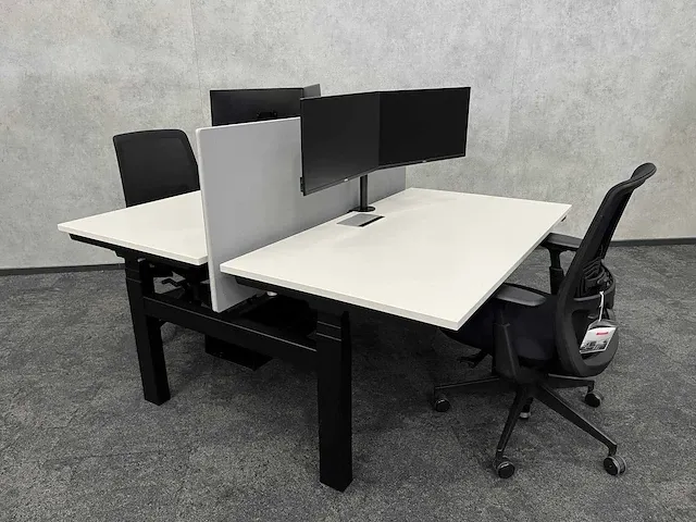 Haworth - complete elektrisch zit/sta duo werkplek 140x80 - afbeelding 45 van  49