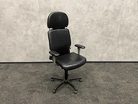 Haworth comforto 77 - directie bureaustoel - leder met hoofdsteun - afbeelding 1 van  9