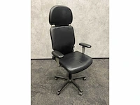 Haworth comforto 77 - directie bureaustoel - leder met hoofdsteun - afbeelding 3 van  9