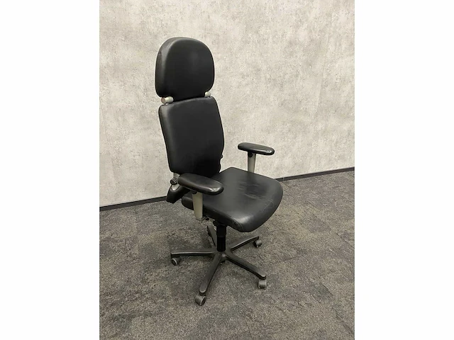 Haworth comforto 77 - directie bureaustoel - leder met hoofdsteun - afbeelding 4 van  9