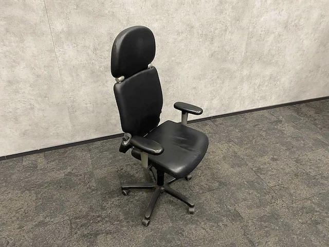 Haworth comforto 77 - directie bureaustoel - leder met hoofdsteun - afbeelding 5 van  9