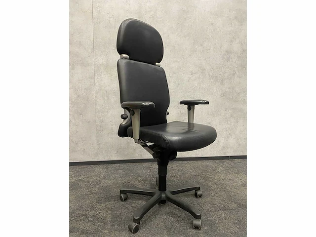 Haworth comforto 77 - directie bureaustoel - leder met hoofdsteun - afbeelding 6 van  9