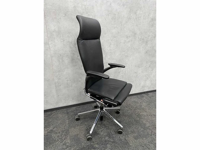 Haworth comforto 99 - hoge directie bureaustoel leder - afbeelding 13 van  16