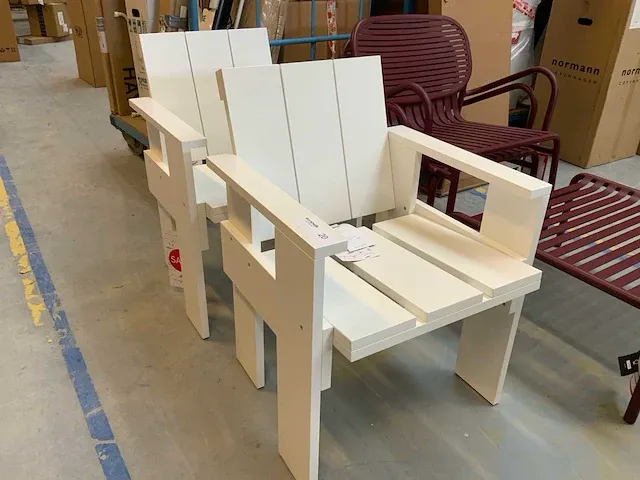 Hay crate eetkamerstoel (2x) - afbeelding 1 van  4