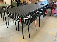 Hay palissade tuintafel set - afbeelding 1 van  6