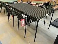 Hay palissade tuintafel set - afbeelding 3 van  6