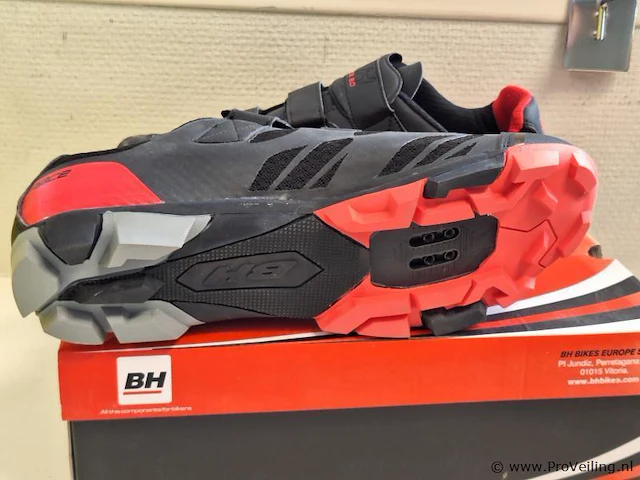 Hb mtb fietsschoenen model race mtb red | maat 45 - afbeelding 5 van  6