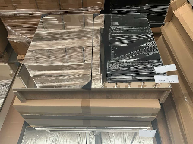 Hb s-line spiegelkast 75cm (2x) - afbeelding 1 van  4