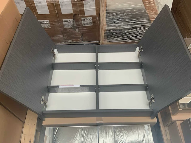Hb s-line spiegelkast 80cm (2x) - afbeelding 2 van  4