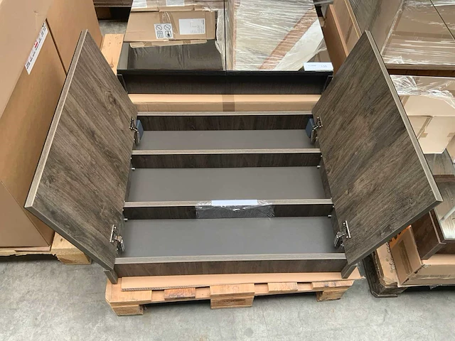 Hb s-line spiegelkast 80cm - afbeelding 2 van  5