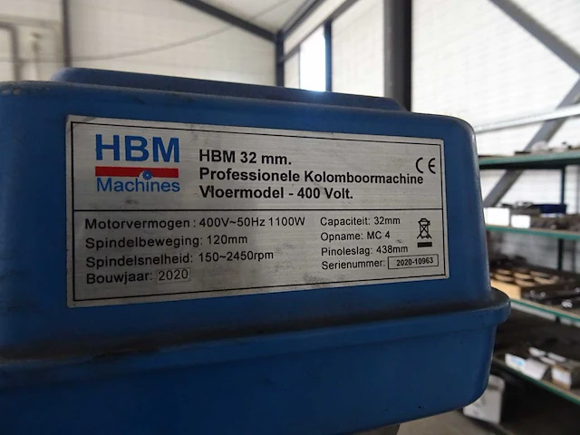 Hbm - 2020 - kolomboormachine - afbeelding 5 van  5