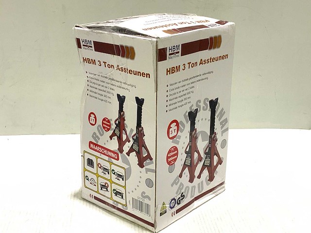 Hbm - 3 ton's - 4 assteunen 3 ton's (4x) - afbeelding 5 van  6