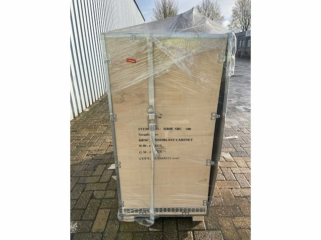 Hbm - bsc 500 zand straalcabine - afbeelding 3 van  9