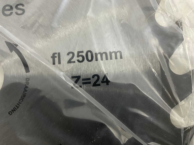 Hbm - cirkelzaagblad 250 mm met 24 tanden (3x) - afbeelding 4 van  4
