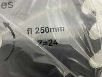 Hbm - cirkelzaagblad 250 mm met 24 tanden (3x) - afbeelding 4 van  4