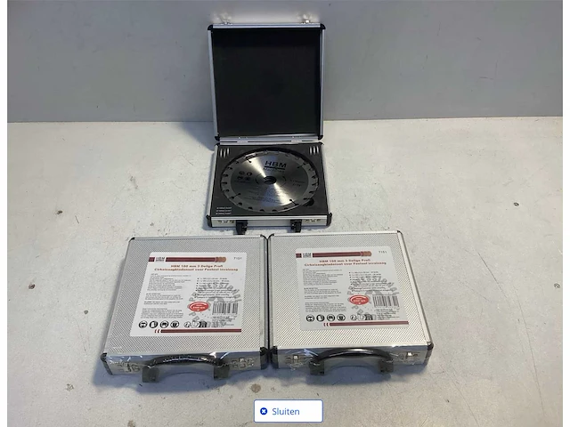 Hbm - cirkelzaagbladen - 3 -delig 160mm - saw blade (2x) - afbeelding 1 van  4