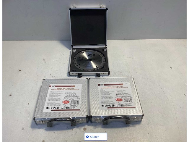 Hbm - cirkelzaagbladen - 3 -delig 160mm - saw blade (2x) - afbeelding 1 van  4