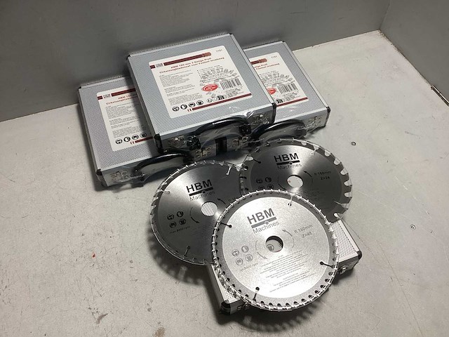 Hbm - cirkelzaagbladen - 3 -delig 160mm - saw blade - afbeelding 2 van  5