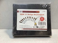 Hbm - houtsnijset - 11-delig 140mm - afbeelding 1 van  2