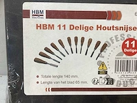 Hbm - houtsnijset - 11-delig 140mm - afbeelding 2 van  2