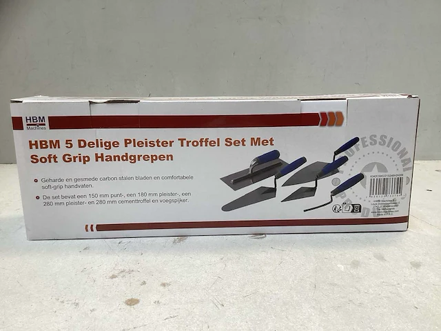 Hbm - pleister troffel set - 5-delig - afbeelding 1 van  3