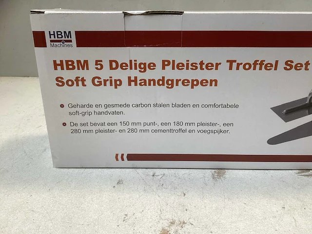 Hbm - pleister troffel set - 5-delig - afbeelding 2 van  3