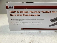 Hbm - pleister troffel set - 5-delig - afbeelding 2 van  3