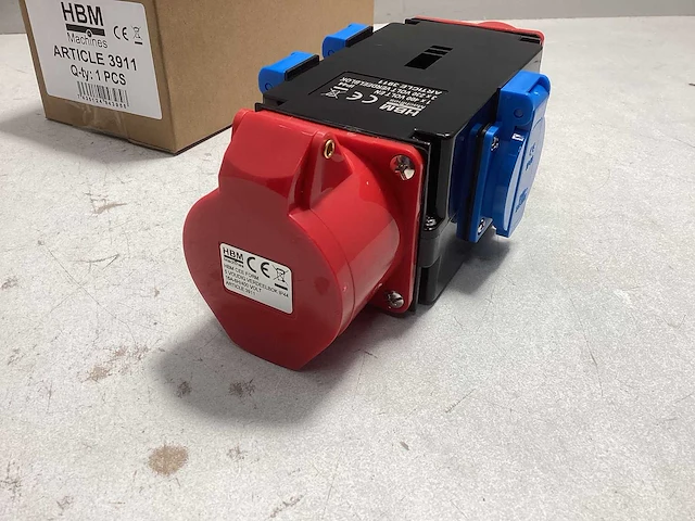Hbm 1 x 400 volt en 3 x 230 volt verdeelblok - randaarde - afbeelding 2 van  4
