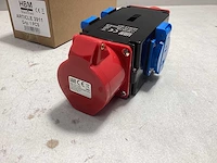 Hbm 1 x 400 volt en 3 x 230 volt verdeelblok - randaarde - afbeelding 2 van  4
