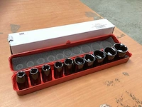 Hbm 10 delige 1/2 inch krachtdoppenset - afbeelding 1 van  3