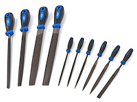 Hbm 10 delige professionele vijlenset 200 mm - afbeelding 1 van  2