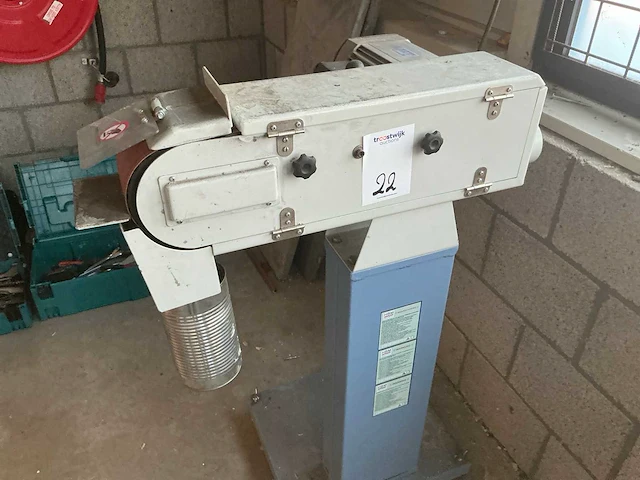 Hbm 100x1220 bandschuurmachine - afbeelding 7 van  9