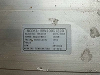 Hbm 100x1220 bandschuurmachine - afbeelding 9 van  9