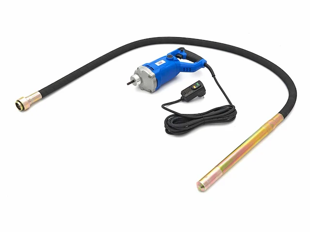 Hbm 1100 watt trilnaald voor beton met 2 meter trilnaald - afbeelding 1 van  1