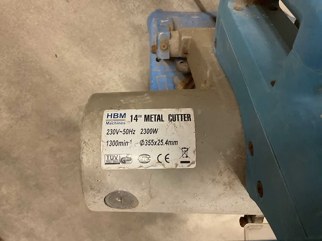 Hbm 14” afkortcirkelzaagmachine - afbeelding 3 van  4