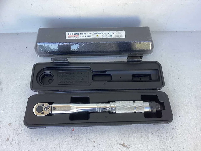 Hbm 1/4 inch momentsleutel 5-25 nm - afbeelding 1 van  2