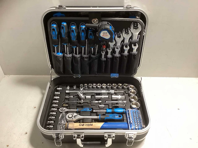 Hbm 228 delige professionele gereedschapskoffer - afbeelding 2 van  7