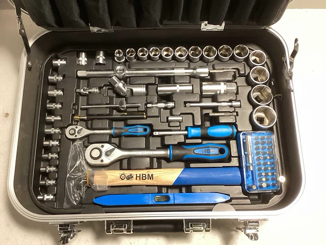Hbm 228 delige professionele gereedschapskoffer - afbeelding 4 van  7