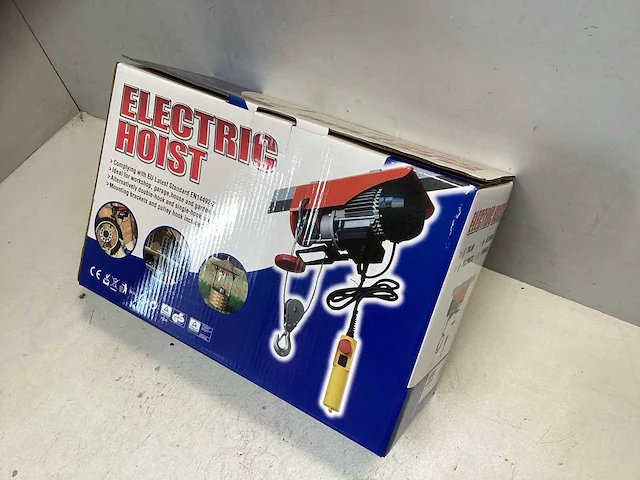 Hbm 250 kg elektrische takel 18 meter - afbeelding 2 van  3