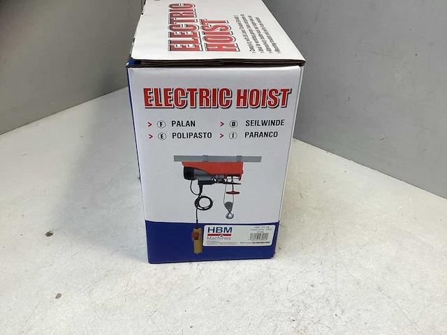 Hbm 250 kg elektrische takel 18 meter - afbeelding 3 van  3