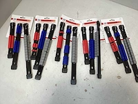 Hbm 3-delige doppenrailset voor 1/4”-3/8” en 1/2” (5x) - afbeelding 1 van  3
