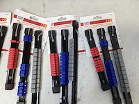 Hbm 3-delige doppenrailset voor 1/4”-3/8” en 1/2” (5x) - afbeelding 3 van  3
