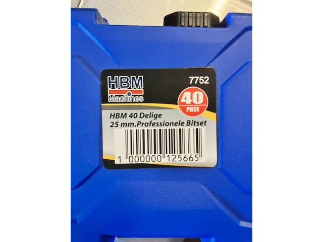 Hbm 40 delige bitset professioneel - afbeelding 9 van  9