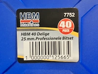 Hbm 40 delige bitset professioneel - afbeelding 9 van  9