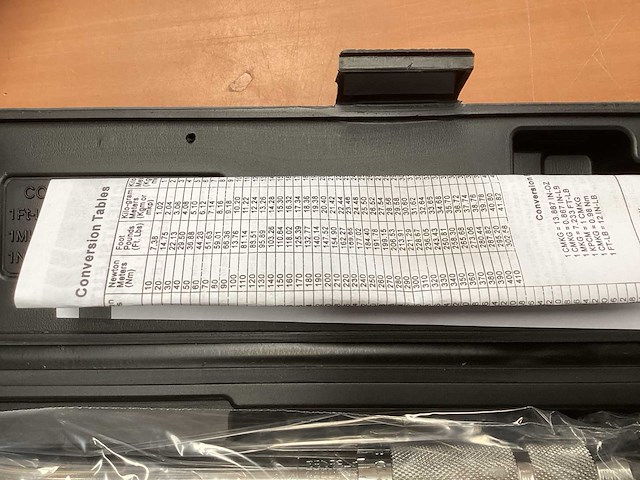 Hbm 5 delige 1/2 inch momentsleutel 28-210 nm - afbeelding 5 van  5