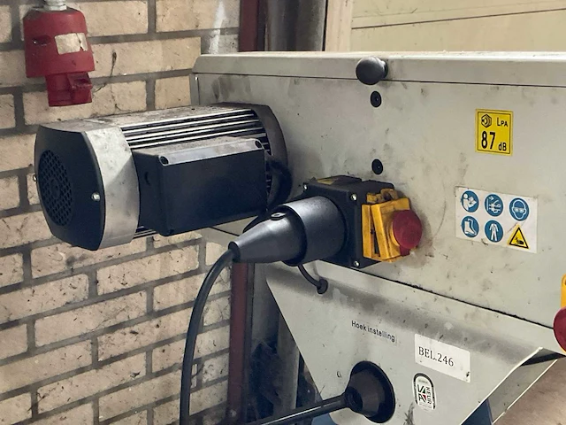 Hbm 750 x 2000 backstand bandschuurmachine - afbeelding 5 van  8
