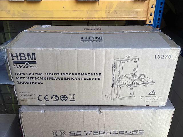Hbm 8 inch houtbandzaagmachine – 300w motor, 85 mm zaaghoogte, precisieg - afbeelding 2 van  2